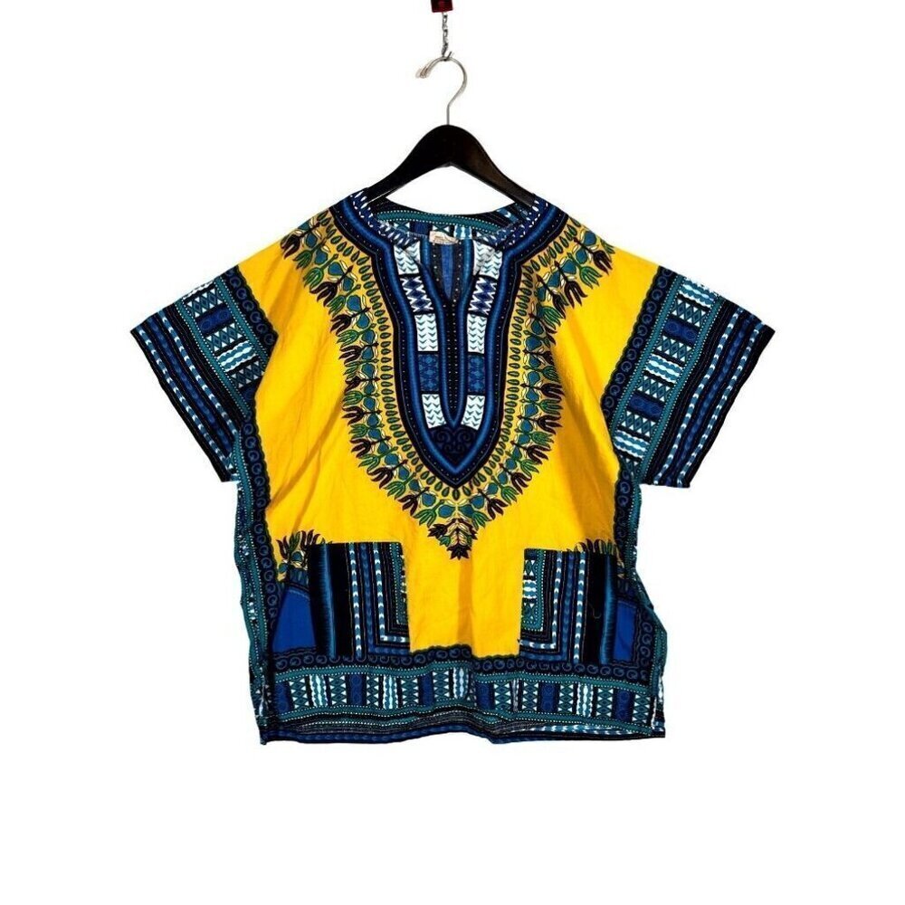 Vintage Magic Thailand Tunic Top Plus Size 3X Rayon Top Bohemian Print Blouse